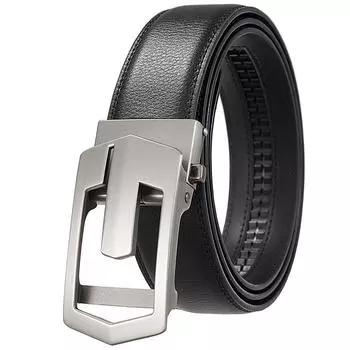 Модный ремень, повседневный мужской ремень, автоматическая пряжка, ремень из коровьей кожи, пряжка G Ly55-561777-2 110-130CM