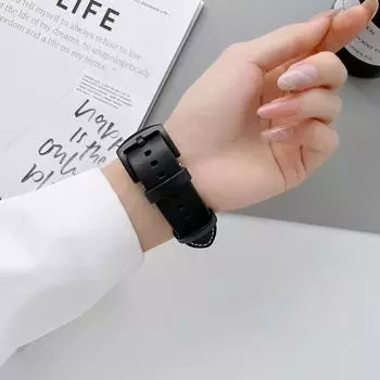 Модный ремешок для часов для Samsung Galaxy Watch 4 5 6 Classic 40 мм 46 мм Smart 43 мм 47 мм Watch Gear S3 42 мм Huawei Watch GT Кожаный ремешок 20 мм 22 мм 20mm коричневый