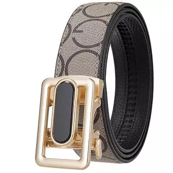 Модный ретро автоматический ремень с пряжкой, мужской деловой ремень с пряжкой, ремень с пряжкой Ly36-25038-8 110-130CM