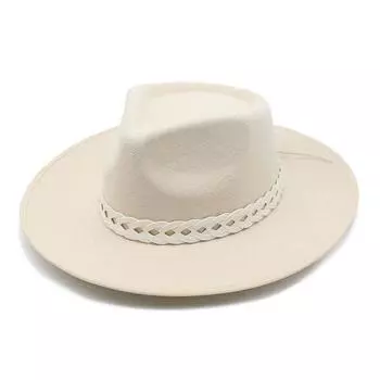 Модный ретро-джазовый топ с бантом и подгибкой, шерстяной цилиндр, теплая интернет-знаменитая джазовая шляпа M56-58cm красный