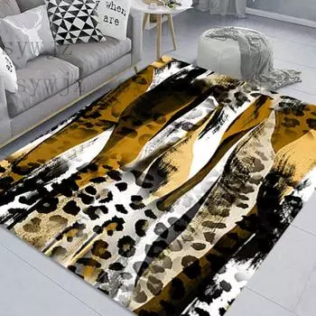 Модный ретро геометрический домашний ковер для гостиной, украшение для спальни, нескользящий напольный коврик, коврик для спальни, коридора, крыльца, дверной коврик 40x60cm