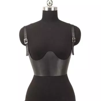 Модный ретро кожаный ремень, женский широкий ремень, облегающий пояс, жилетный ремень, подходит для повседневной одежды, аксессуары One size чёрный