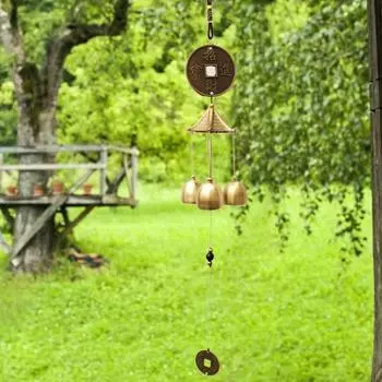 Модный ретро однослойный подвесной ветряной колокольчик китайский фэн-шуй подвеска для окна D