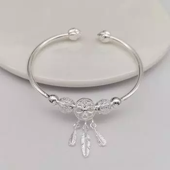 Модный роскошный браслет из белой меди с кисточками, популярный в Интернете и преподносящий подруге праздничный подарок с таким же дизайном Adjustable size