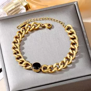 Модный Роскошный Элегантный Браслет с Полой Пряжкой Девушка Очарование Девушка Очарование Ювелирные Изделия Очарование Гладкий Партии Подарочный Браслет золотой