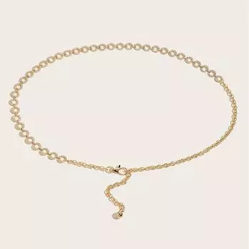 Модный роскошный женский пояс-цепочка на талию, винтажные украшения для тела, украшения для платья, цепи, пояс-цепочка, модные ремни, офисные женские ремни золотой