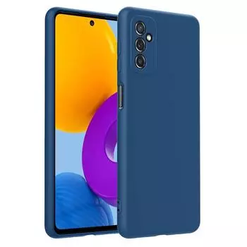 Модный роскошный жидкий силиконовый чехол для телефона для Samsung Galaxy M52 M 52 M52, противоударный мягкий чехол на заднюю панель Samsung Galaxy M52 белый