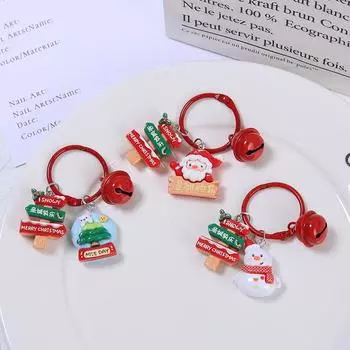 Модный рождественский брелок креативный мультяшный снеговик Санта-Клаус рождественская елка сумка подвеска декоративные аксессуары подарки A4