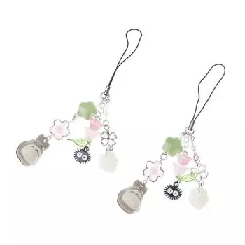 Модный ручной работы бисерный шнурок для телефона с кулоном в виде кошки, бусины, сумка, брелок для сотового телефона, подарки для девочек