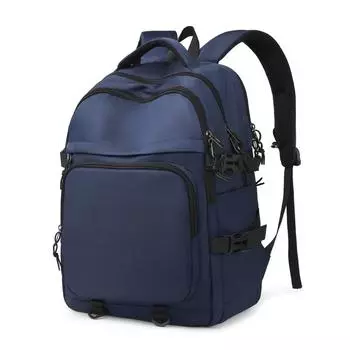 Модный рюкзак большой вместимости: Стильный деловой, студенческий и туристический спутник серый