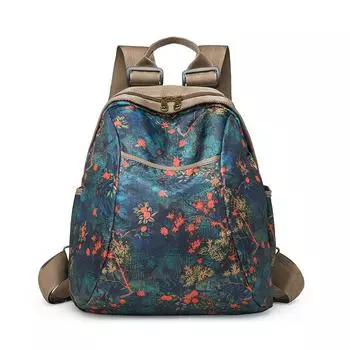 Модный рюкзак большой вместимости в этническом стиле для женщин Autumn Maple Leaf
