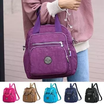 Модный рюкзак на одно плечо, многофункциональная дорожная сумка-мессенджер, сумка чёрный