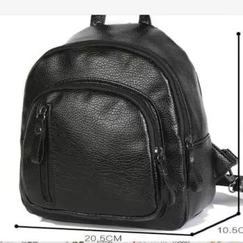 Модный рюкзак на плечо 2022 года: Новый стиль цельного дизайна чёрный