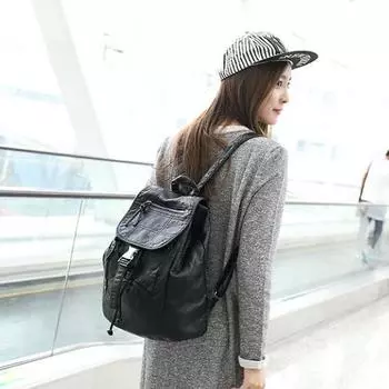 Модный рюкзак с овечьим узором, дорожный рюкзак, женская сумка с вышивкой, темпераментная студенческая сумка One Size красный