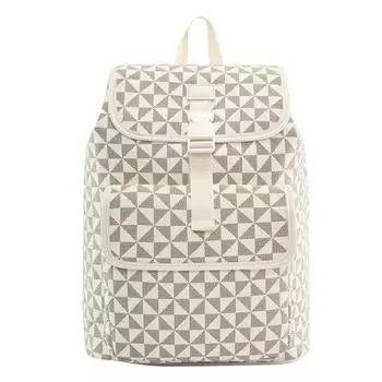 Модный рюкзак с принтом для мужчин и женщин, трендовая повседневная мужская дорожная сумка большой вместимости чёрный