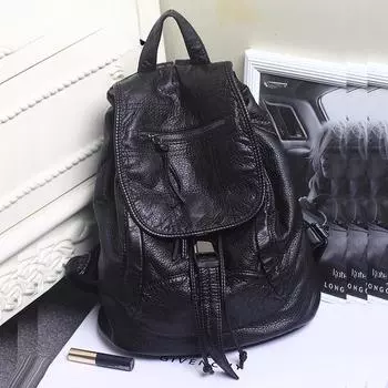 Модный рюкзак с рисунком мытой овцы, дорожный рюкзак с вышивкой и элегантный школьный портфель для школьников красный