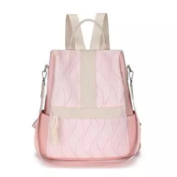 Модный рюкзак с защитой от кражи, женская повседневная водонепроницаемая школьная сумка, подростковая многофункциональная сумка через плечо, дорожный рюкзак чёрный