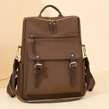 Модный рюкзак, тренд, повседневная студенческая компьютерная сумка, женская, деловая, большой емкости, школьная сумка чёрный