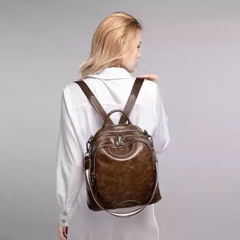 Модный рюкзак женский весенний винтажный противоугонный рюкзак большой емкости для отдыха и путешествий