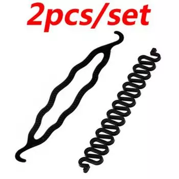 Модный салон для женщин и девочек, создатель хвоста, пластиковая петля, зажим для хвоста, аксессуары для плетения волос, инструмент для укладки волос