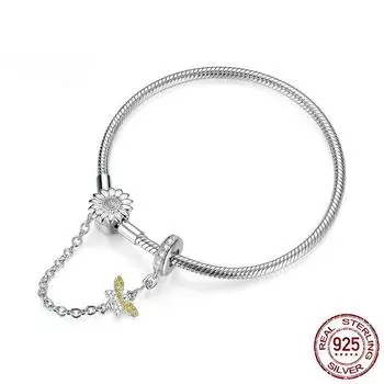 Модный серебряный браслет Garden Elf S925 17CM