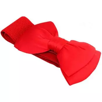 Модный шифоновый эластичный широкий пояс, цельный пояс, женская юбка, декоративный декоративный бант, универсальный комплект 60-80cm