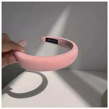 Модный широкий летний мягкий губчатый обруч для волос для выхода в свет, милая корейская повязка на голову, прижимающие волосы резинки, повязки на голову для волос, женские аксессуары для волос