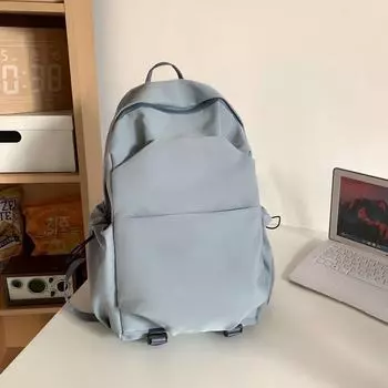 Модный школьный рюкзак большой вместимости: Сумка для ноутбука для школьников и студентов колледжей, универсальная и повседневная для путешествий синий