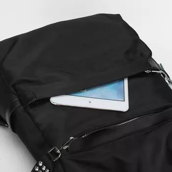 Модный школьный рюкзак для девочек, женские рюкзаки, повседневная сумка через плечо, противоугонный рюкзак, женский рюкзак чёрный