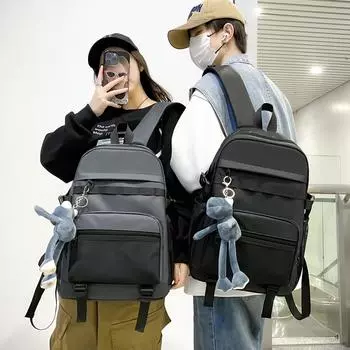 Модный школьный рюкзак для студентов колледжа, мужской, темный, локомотивный, ветровой рюкзак, инструментальный ветровой рюкзак 16 серый