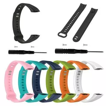 Модный силиконовый браслет-ремешок, спортивный сменный браслет для Huawei Honor 3 Smart Watch белый