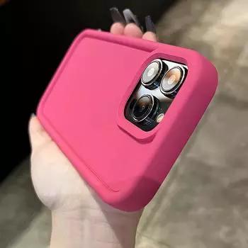 Модный силиконовый чехол ярких цветов для IPhone 15 14 Pro Max 13 12 11 Pro Max, простой мягкий матовый противоударный чехол-бампер For iPhone 11