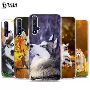 Модный силиконовый чехол с изображением дурацкой собаки хаски для Honor 20 20S 20E 8 8A Prime 8X MAX 8C 8S 7A 7C 7S Pro чехол для телефона Honor 7C(5.7inch)