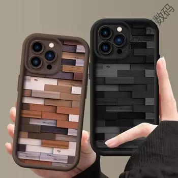 Модный силиконовый чехол в клетку с ретро-арт-дизайном для iPhone 11, 12, 13, 14, 15 Pro Max 8, 7 Plus XS Max X XR SE 2020, противоударный чехол-бампер, задняя крышка