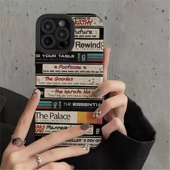 Модный силиконовый кожаный чехол с буквенной этикеткой для iPhone 15 Plus 11 14 Pro Max 12 13 Mini X XS XR 7 8 SE противоударный полный чехол For iPhone 11 Pro