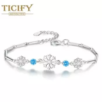 Модный снежный браслет, рождественский подарок белый