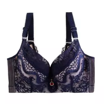 Модный стиль, анти-провисание, внешнее расширение, подтяжка груди, верхняя поддержка, бюстгальтер большого размера m90d 80C белый