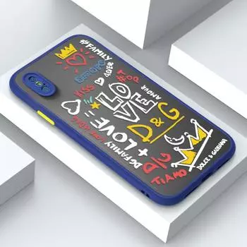 Модный стильный чехол для телефона iPhone 14 13 12 11 Pro Max Samsung Galaxy S20 FE A52 S23 Infinix, тонкий матовый чехол для защиты объектива iPhone X/XS