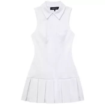 Модный стиль Весна Новое поступление Платье Рубашка White S