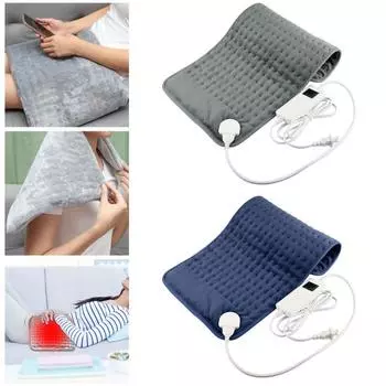 Модный светодиодный экран, быстро нагревающийся, с подогревом, одеяло для женщин и мужчин, зимние согревающие аксессуары для холодной погоды US Plug серый