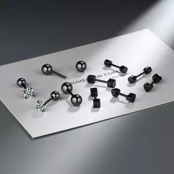 Модный темперамент, элегантная личность, квадратные серьги в форме сердца из циркония, женские, простые, компактные, подарок на День святого Валентина девушке, ювелирные изделия Copper