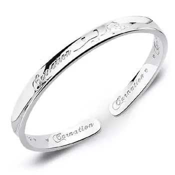 Модный темперамент, женский посеребренный браслет, женский браслет с цветком благодарности розы, открытый браслет.