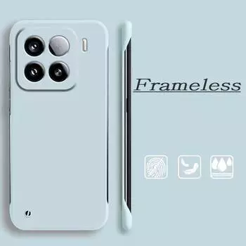 Модный тонкий безрамочный чехол для Xiaomi Mi 15 Pro 14 13 Ultra 12 Lite 11 12T 13T Poco M6 Pro X5 Redmi 14C 13 12 K80 K70 K70E Чехол Hard Scrub PC Xiaomi Mi 12 белый