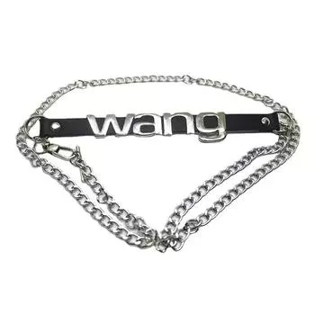 Модный тонкий пояс с металлической буквой для женщин, повседневный костюм, джинсы, юбка, универсальный