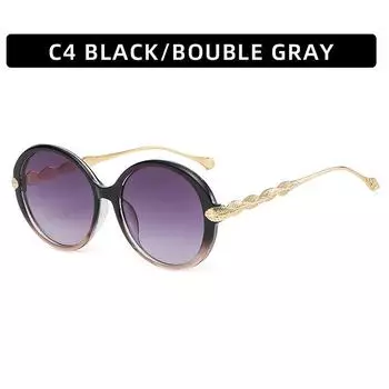 Модный тренд 2022: Солнцезащитные очки женские в стиле «без макияжа» с защитой от УФ-лучей - Вдохновленные знаменитостями As Shown