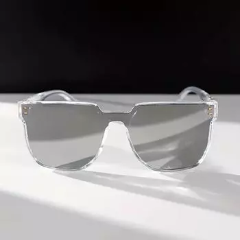 Модный тренд уличных солнцезащитных очков для фото, трендовые цельные солнцезащитные очки с большой квадратной оправой и рисунком в виде рисового ногтя, женские