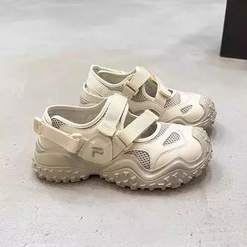 Модный тренд универсальные студенческие повседневные большие спортивные туфли женские 2025 новые популярные весенние и осенние уродливые милые туфли для доски 35 чёрный