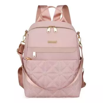 Модный трендовый рюкзак через плечо, двухцелевой, большой емкости, нишевый дизайн, высококачественный, удобный дорожный рюкзак чёрный