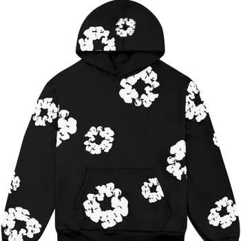 Модный трендовый свободный свитер с принтом из пенопласта Y2K, уличная одежда в стиле хип-хоп, мужской и женский пуловер, повседневный топ M чёрный