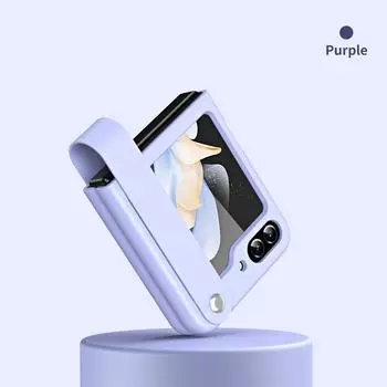 Модный ультратонкий чехол для телефона с ремешком на запястье для Samsung Galaxy Z Flip 5 5G, чехол для ПК, жесткий защитный чехол, противоударный чехол, Fundas For Z Flip 5 5G